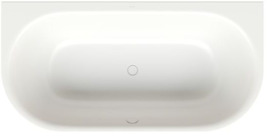Bette BetteLux Oval Silhouette Badewanne 3417-440CWVVS snow, 190x95x45cm, freistehend