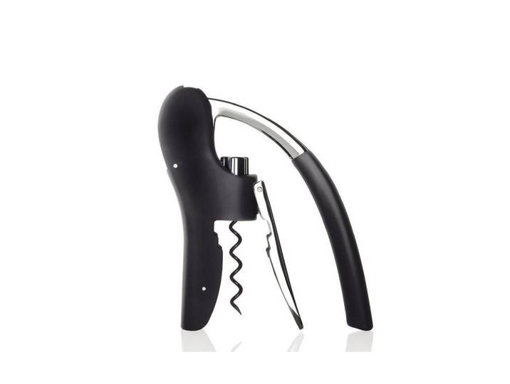 Korkenzieher BLOMUS LEVER MAN PRO , schwarz, B:2,4cm H:16cm T:11,9cm, Kunststoff, Stahl, Korkenzieher, Korkenzieher