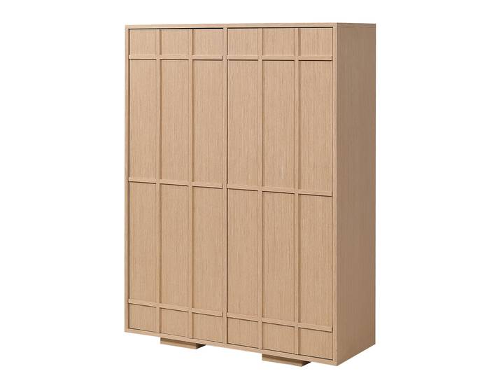 Highboard 110 x 150 x 40cm Holz/Eiche