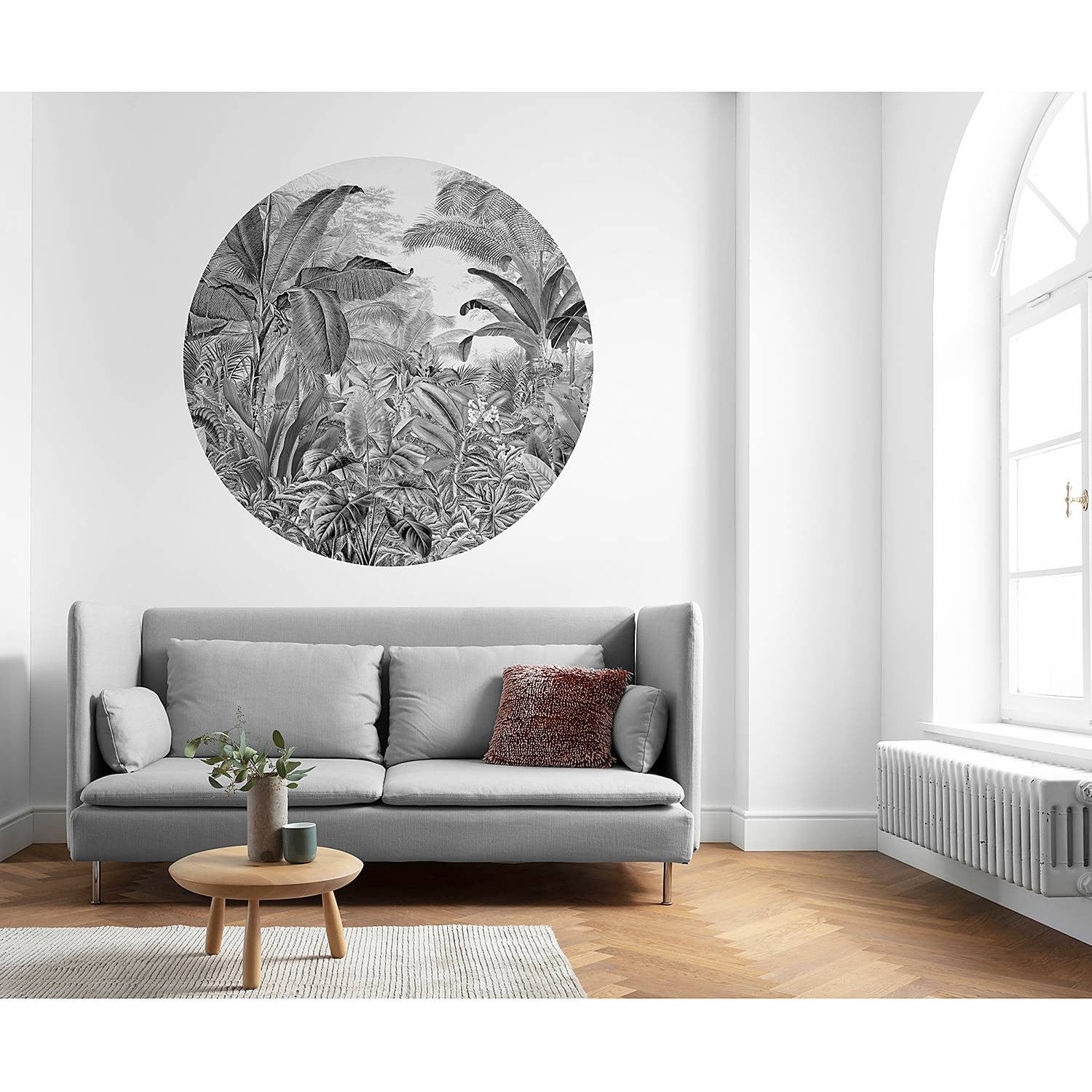 home24 Vlies-fotobehang Wild Woods 125 x 125 cm