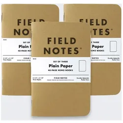 HP, Heft + Block, Notizbuch Original Kraft Smooth 3er-Pack