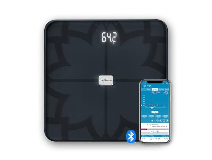 medisana BS 450 lichaamsvetweegschaal, personenweegschaal 180 kg