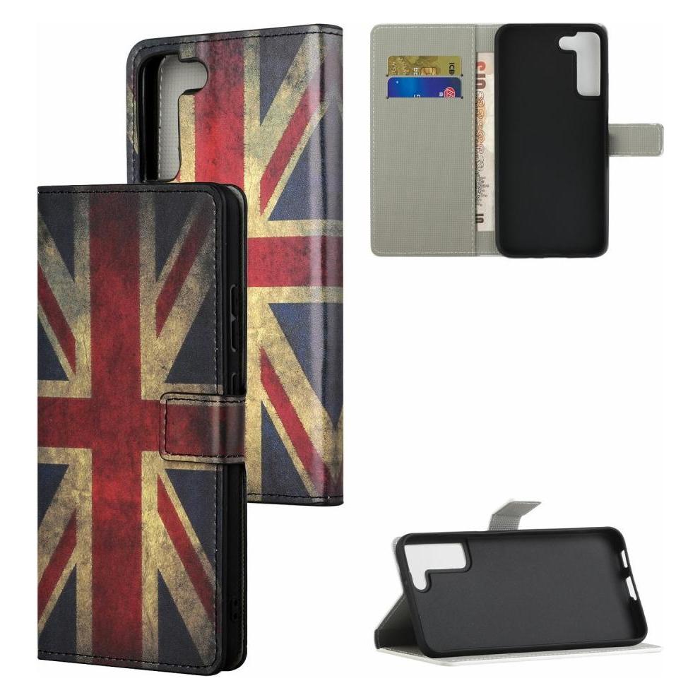 Cover-Discount Galaxy S22 - Leder Hülle Etui UK Flagge (Samsung Galaxy S22) (101239951L)
