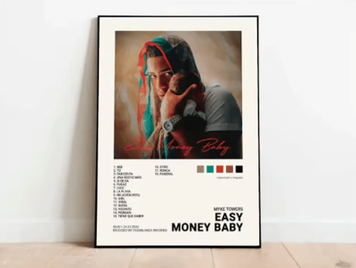 Inspire Picks Latin Rapper Wall Art Quevedo & Urban Music Album Canvas Poster Decor hl005 14 40x50cm No Frame