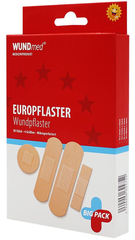 WUNDmed® Pflaster Europflaster Big Pack beige 50 St. 03-002