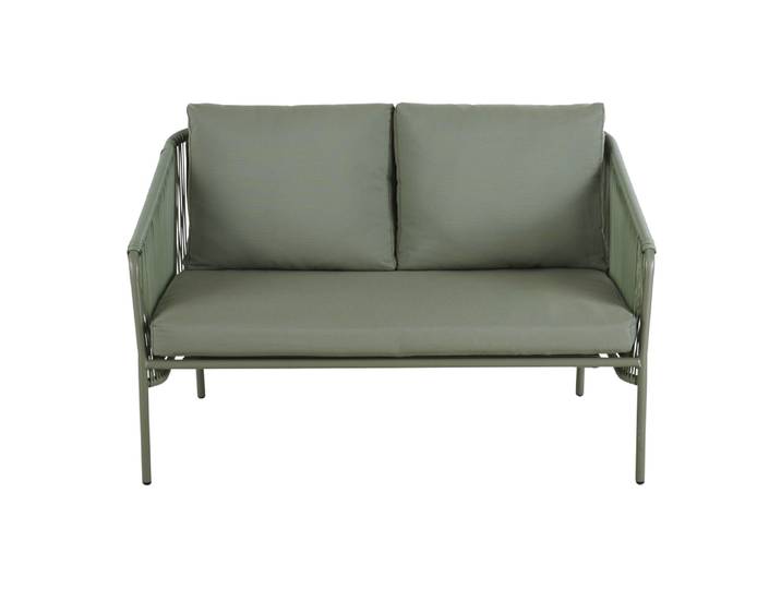 2-Sitzer-Gartensofa in Khakigrün