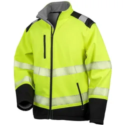 Result Safe-Guard,  Printable Ripstop Safety Softshell Jacket (L)