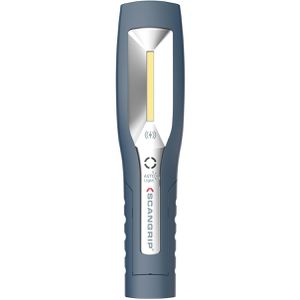 Scangrip Arbeitsleuchte MAG Pro Wireless, LED, 600 & 150 Lumen, IP54 Spritzwasserschutz, Haken, Magnet & Akku