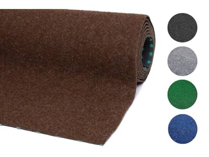 misento Kunstrasen Easy, Outdoor Rasenteppich, 133x500 cm, Braun