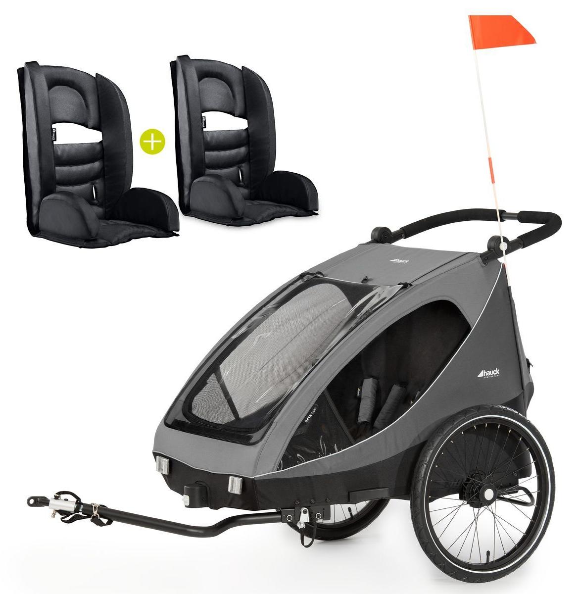 Hauck 2in1 Fahrradanhänger Sparset Dryk Duo