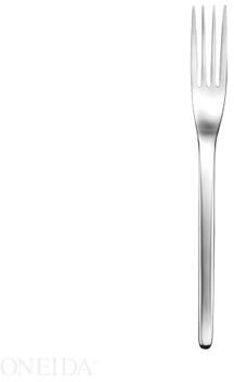 Oneida 18/10 Stainless Steel Apex Table Forks, European Size (Set of 12)