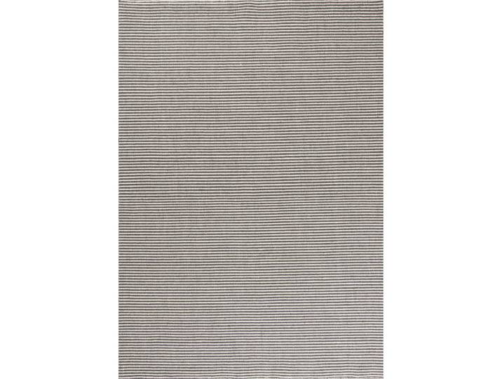 Teppich Ajo silber Streifen Wolle 170 x 240 cm