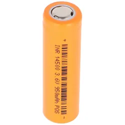 AccuCell INR 14500 mit 950mAh 3,6V bis- 3,7V Li-Ion-Zelle ungeschützt 48,5x14,1mm