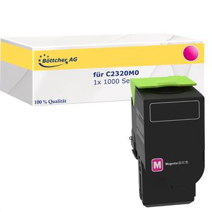 kompatibel für Lexmark C2320M0 Prebate, 1000 Seiten, magenta