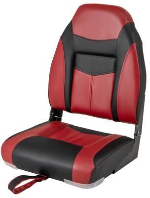 Costway High Back Folding Boat Seat Set with Sponge Cushion-1 Piece
