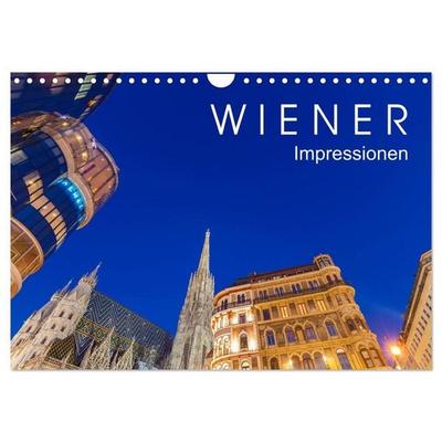 W I E N E R Impressionen (Wandkalender 2027 DIN A4 quer), CALVENDO Monatskalender
