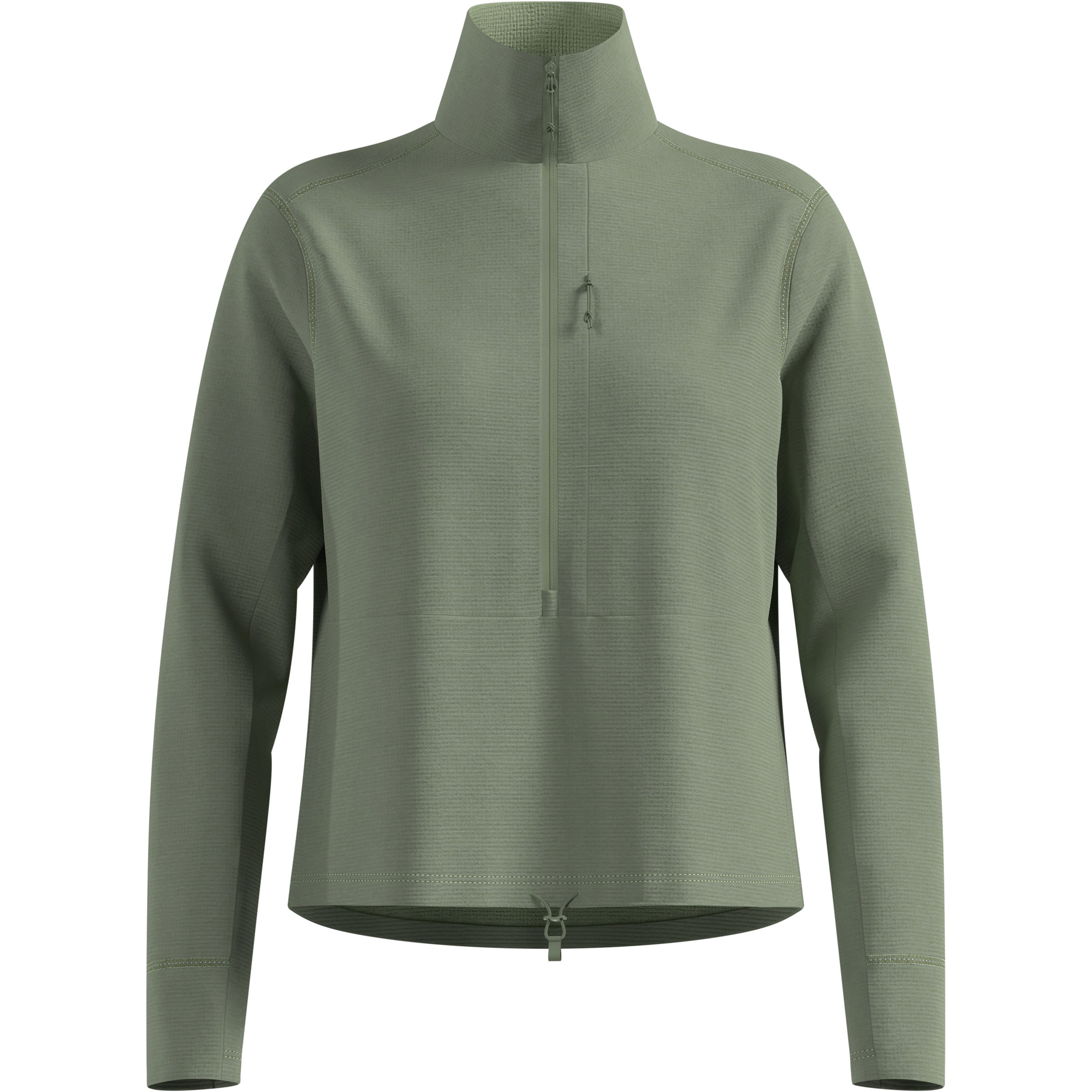 Odlo Grid Fleece Damen Pullover oliv Größe M Trekking Elastisch