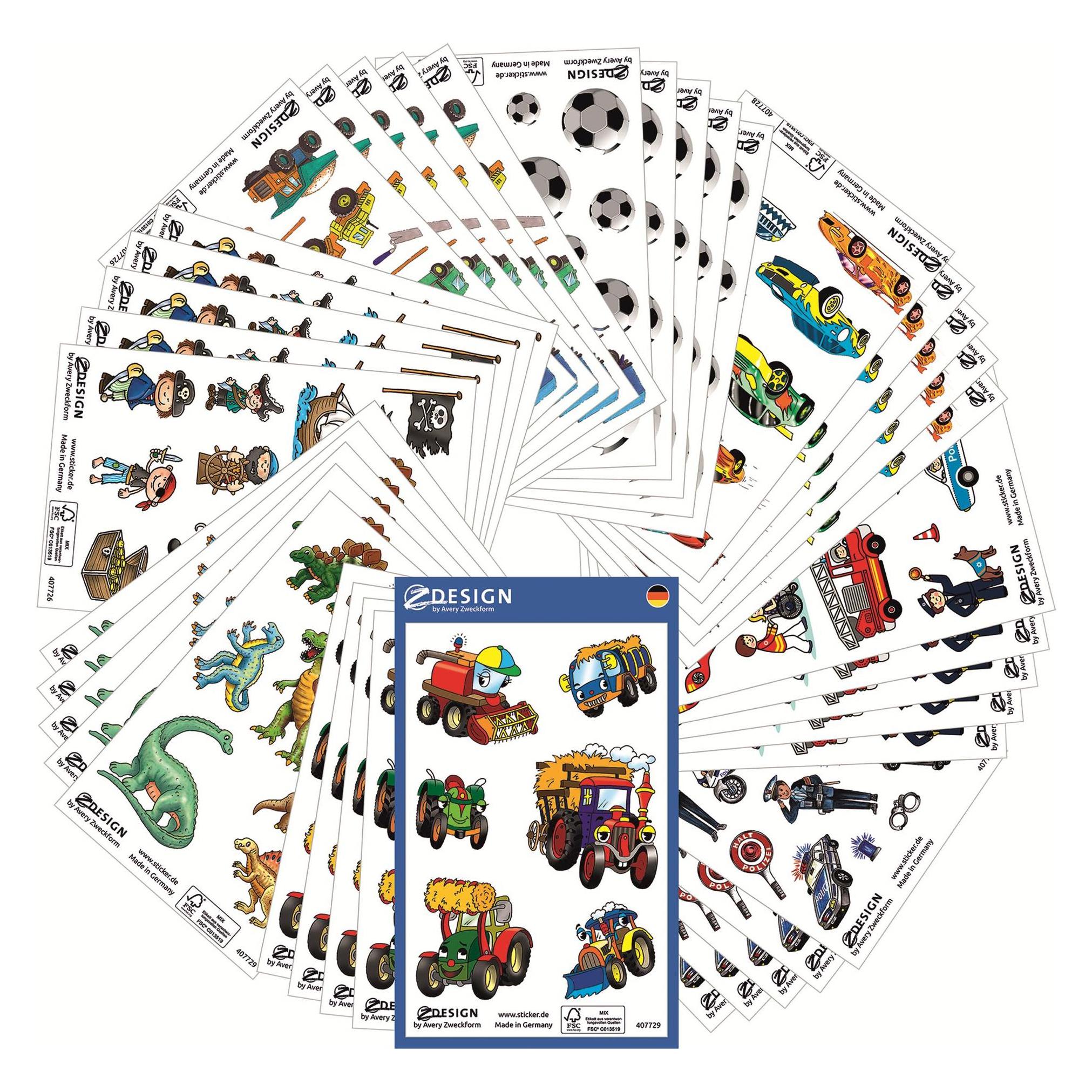 Avery Sortiment Sticker (475 Sticker) (59991)