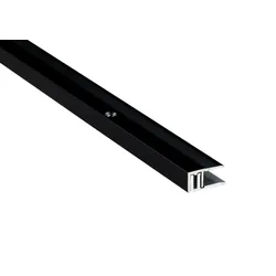 ter Hürne Leisten Abschlussprofil Schwarz Typ ABS 716 900x1x20 mm