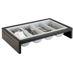 APS Besteckkasten »Bridge« mit 4 Fächern - Buche mehrfarbig, 57.5x12x37 cm