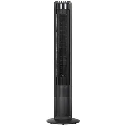 DC Turmventilator Airos Tower Schwarz mit Fernbedienung