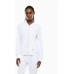 EA7 für Damen. 7W001044_AF12482 Sweatshirt Evolution weiß (XL), Lässig, Polyester