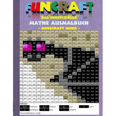 Funcraft - Das inoffizielle Mathe Ausmalbuch: Minecraft Minis (Cover Dragon), Taschenbuch von Theo Taane, BoD – Books on Demand, 978-3-7431-8241-7