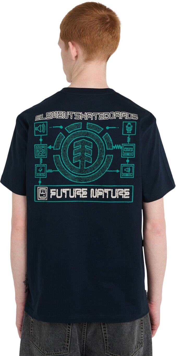T-Shirt ELEMENT "Inner Workings", Herren, Gr. L, blau (eclipse navy), Obermaterial: 100% Baumwolle., Shirts T-Shirt