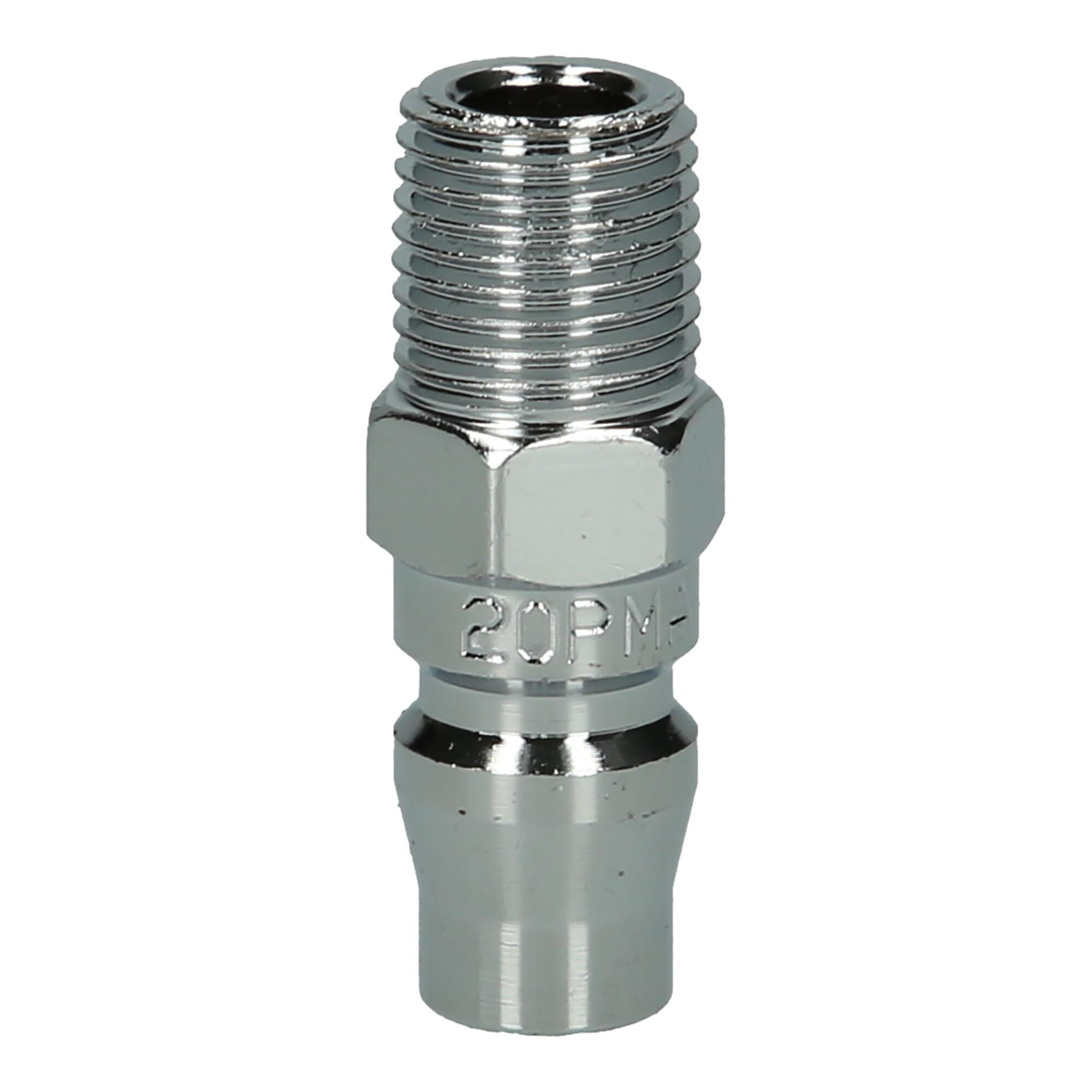 KS Tools Metall-Stecknippel, 1/4"AG, Asien (999.9089)