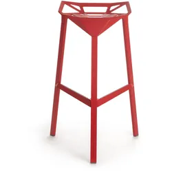 Magis Stool One Barhocker, höhe 77 cm, rot