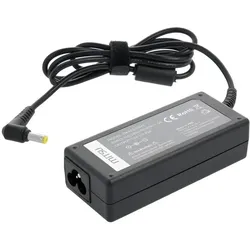 Mitsu notebook charger 19v 3.42a 5.5x1.7 - acer packard bell (65 W), Notebook Netzteil, Schwarz