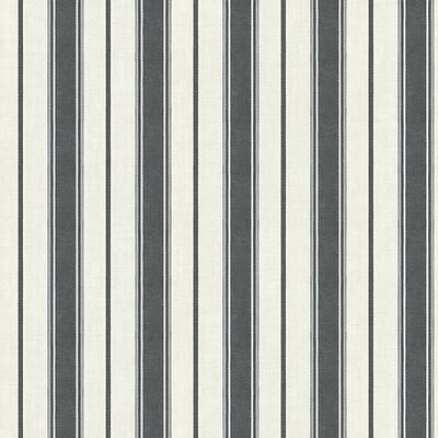 Elliot Stripe Wallpaper - Black - Ballard Designs