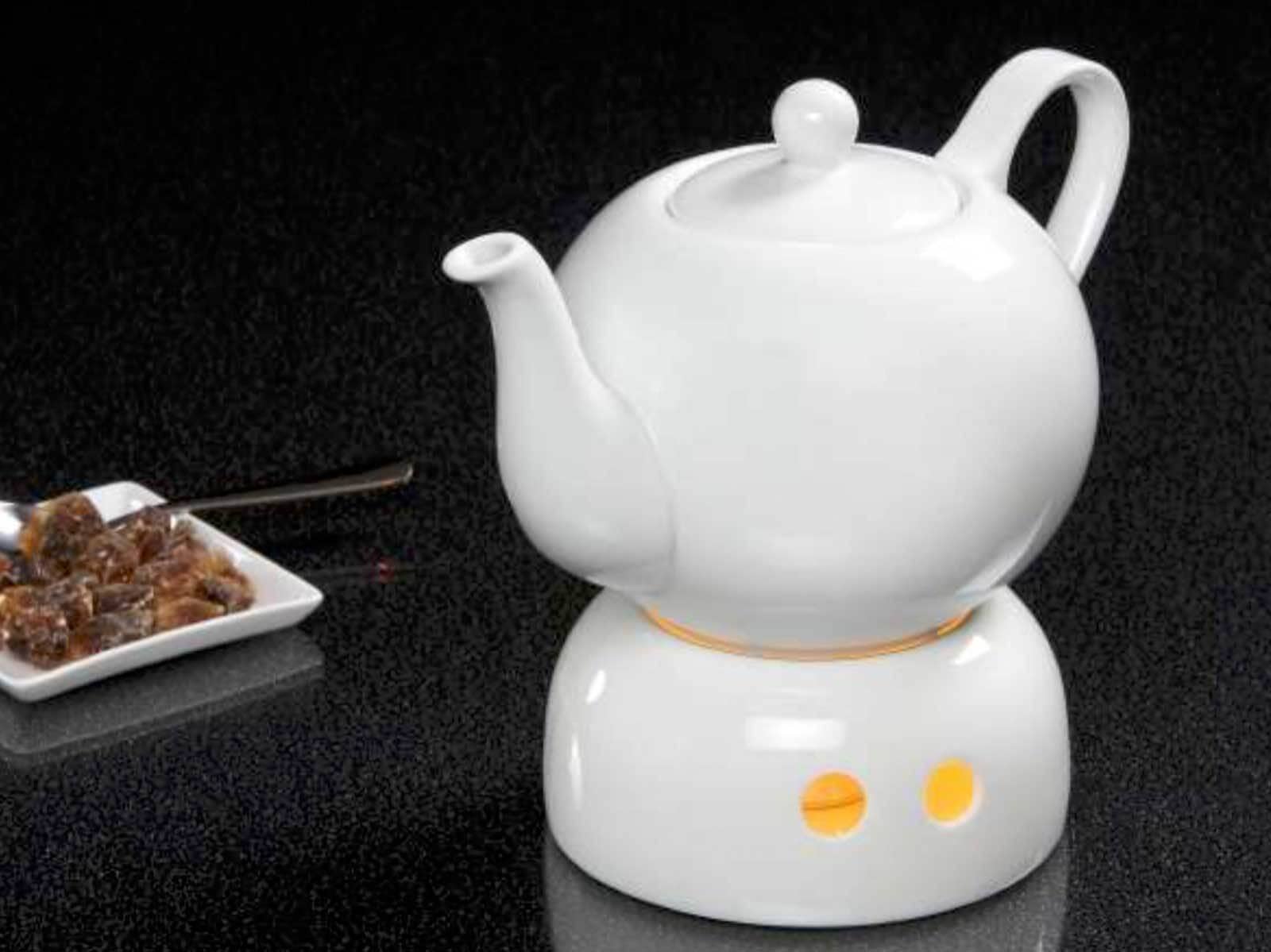 Stövchen RITZENHOFF & BREKER "Stövchen Bianco ø 14 cm weiß", weiß, L:14cm, Porzellan, Stövchen, Stövchen