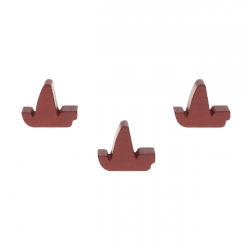 Halmakegel.com Schiff - 18x14x9mm - braun 259200
