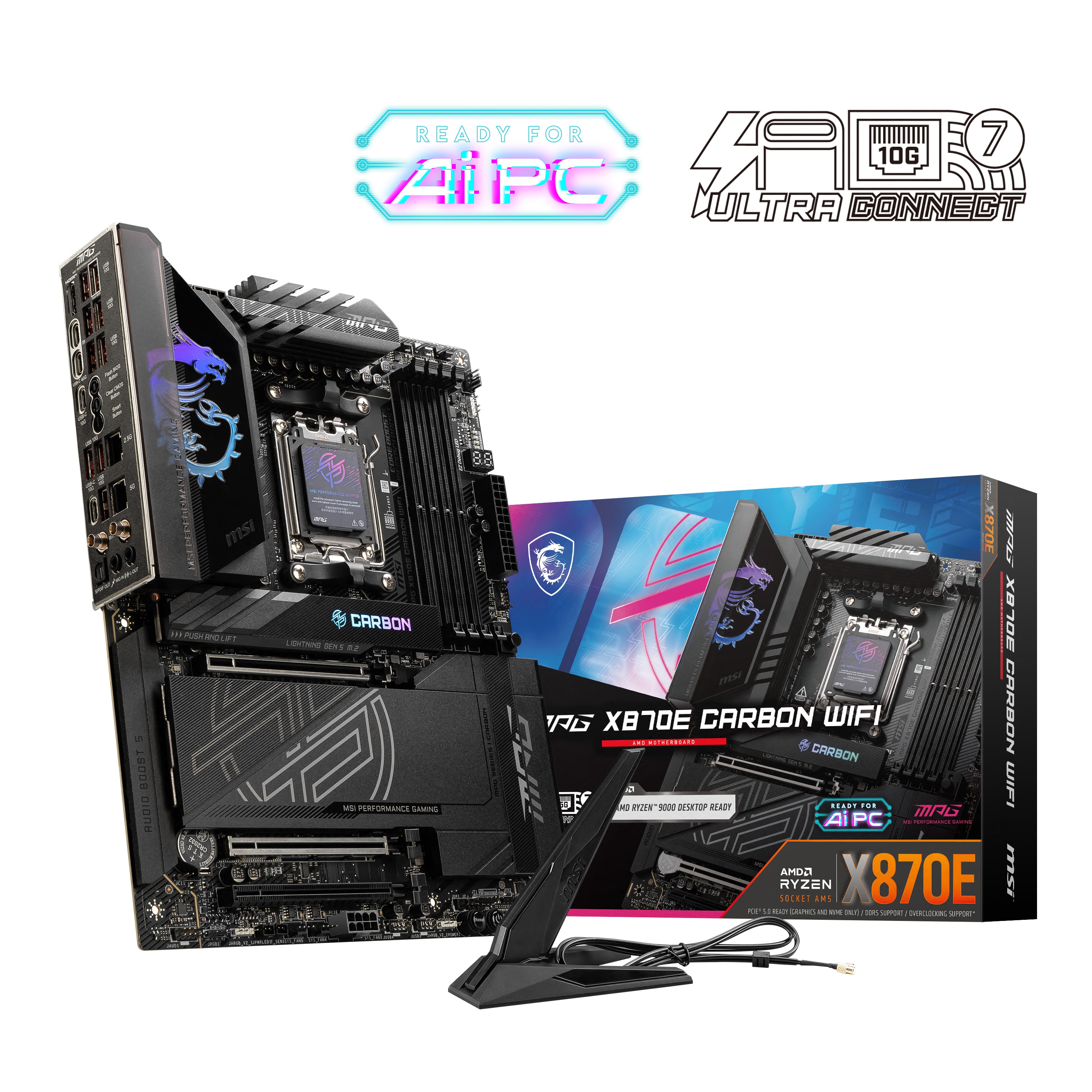 MSI MPG X870E CARBON WIFI ATX Mainboard Sockel AM5 7E49-001R