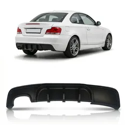 Heckdiffusor Schwarz Matt passend für BMW 1er E82 E88 2007-2013