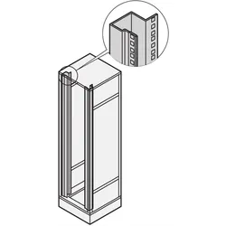 Schroff Eurorack, Serverschrank Zubehör, Silber