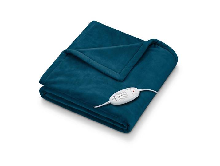 Beurer Heizdecke, Blau, 19 cm, Oeko-Tex® Standard 100, Freizeit & Co, Wellness & Gesundheit, Gesundheit