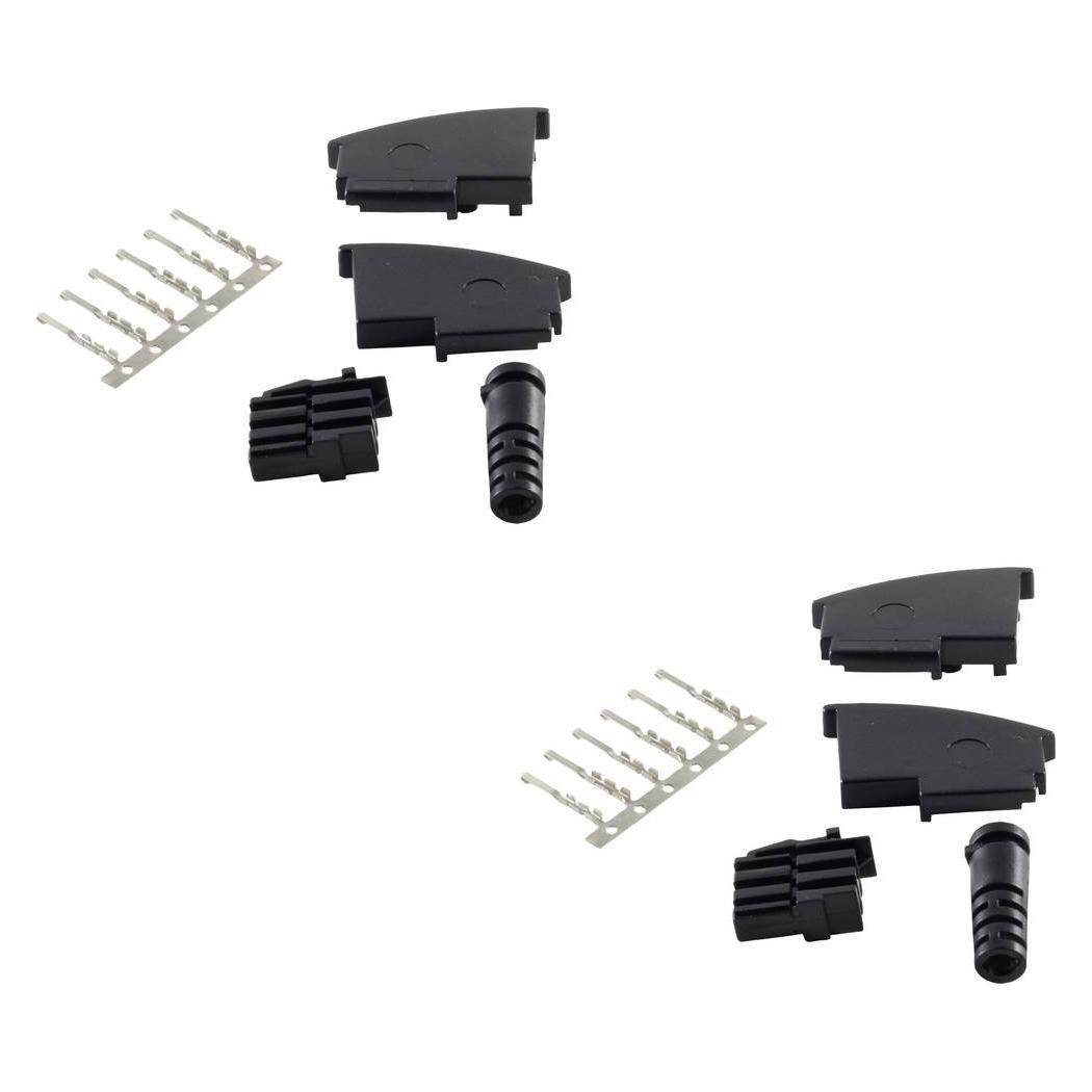 Shiverpeaks -BASIC-S--2x Telefon TAE F-Stecker, unmontiert, Bausatz (Antennenkabel) (BS72000-SET2)