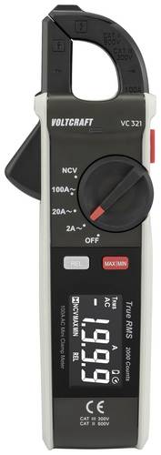 VOLTCRAFT VC-321 Stromzange CAT II 600 V, CAT III 300V Anzeige (Counts): 2000