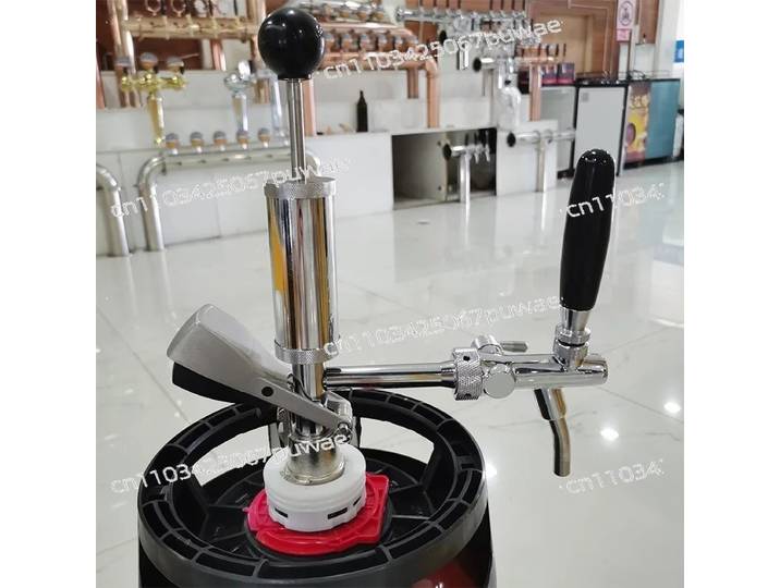 Pompe Distributrice de Bière Manuelle Portable - Kit de Distribution de Bière Pressionnée à la Main pour Fêtes et Camping - Dispositif de Tapotement Facile pour la Bière