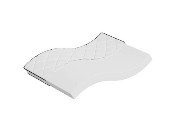Schaumstoffmatratze Mittelweich 140x200 cm Mit Abnehmbarem Waschbarem Bezug Federlos, atmungsaktiv, hautfreundlich, geräuschdämpfend, Bezug bis 40 °C waschbar, komprimiert gerollt