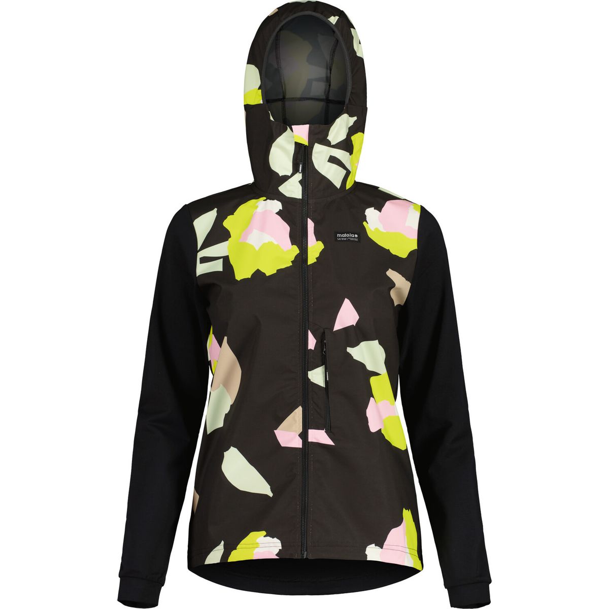 Maloja SennesM. Printed deep black fieldflower (1114) S 39103-1-1114-S