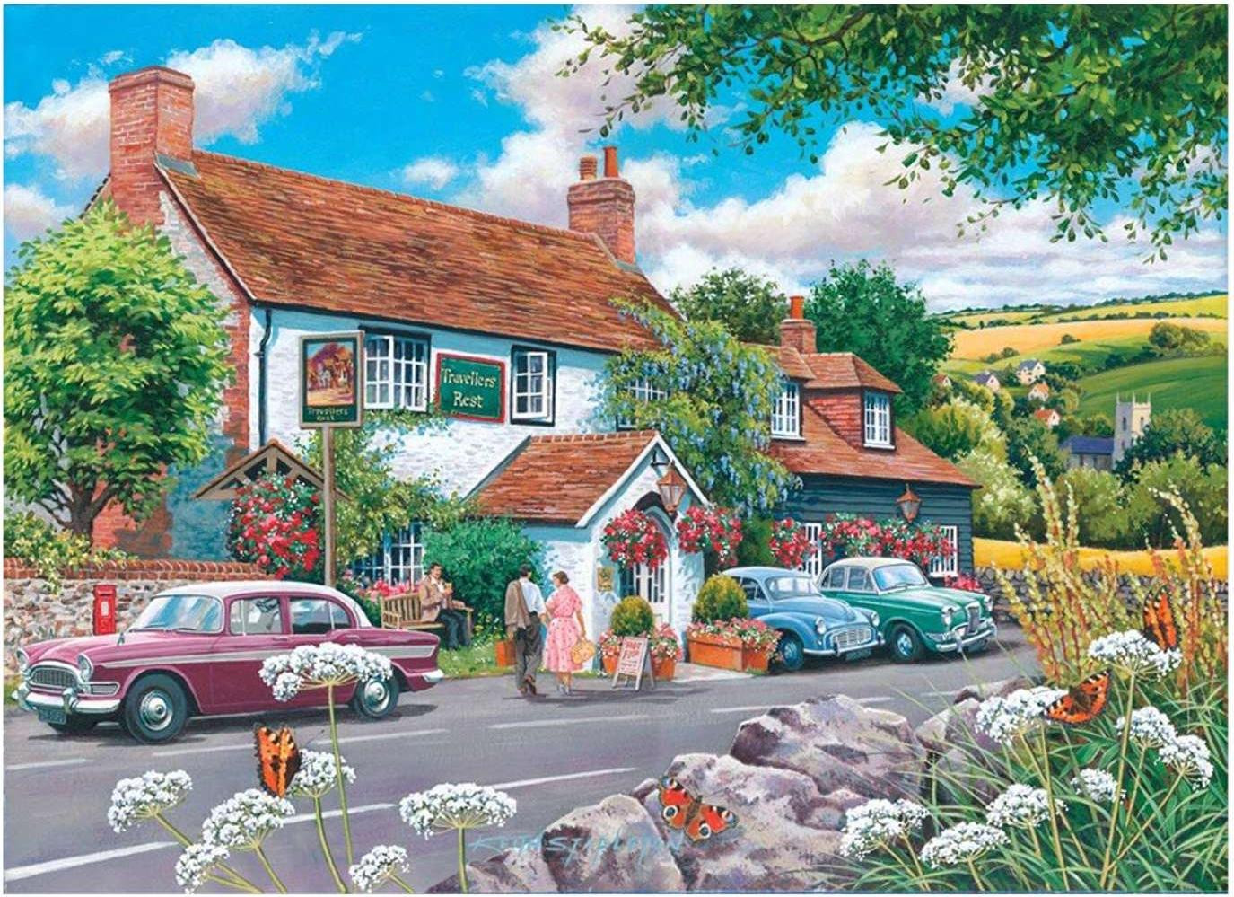 House of Puzzles Puzzel Travellers Rest met 500 XL stukjes