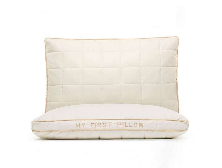 Vitapur Peuter Hoofdkussen - Kinder Hoofdkussen - My First Pillow - Hoofdkussen Peuter - Verstelbaar Kussen vanaf 1 jaar - Organisch Katoen - Kinderkussen 40x60 cm