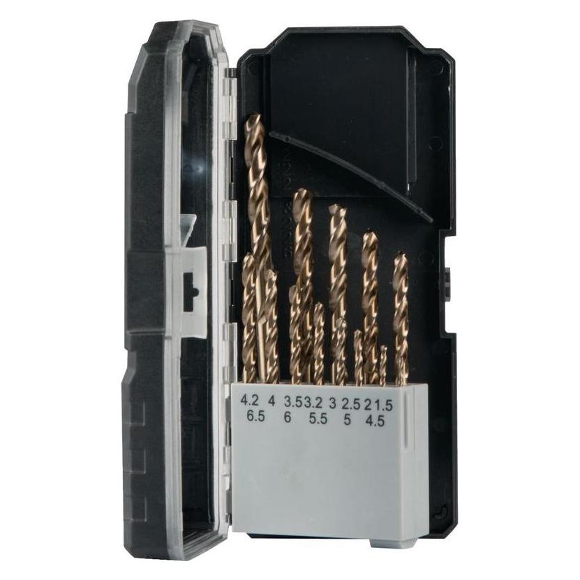 Kendo HSS-Co Spiralbohrer-Set Ø 1.5-6.5 (1.5 Millimeter, 2 Millimeter, 2.5 Millimeter, 3 Millimeter, 3.2 Millimeter, 3.5 Millimeter, 4 Millimeter, 4.2 Millimeter, 4.5 Millimeter, 5 Millimeter, 5.50 Millimeter, 6 Millimeter, 6.5 Millimeter) (58336568)