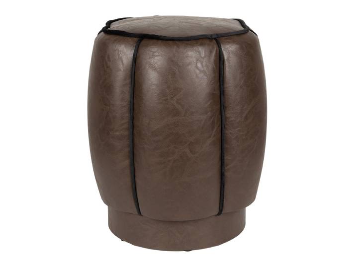 Pouf Elendo – aus Stoff in Braun - Braun - Luxusbetten24