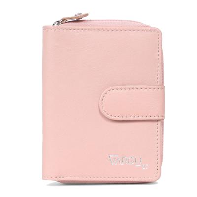 Geldbörse VARGU, Damen, rosa (light pink), Leder, Kleinlederwaren, mit integriertem RFID-Schutz