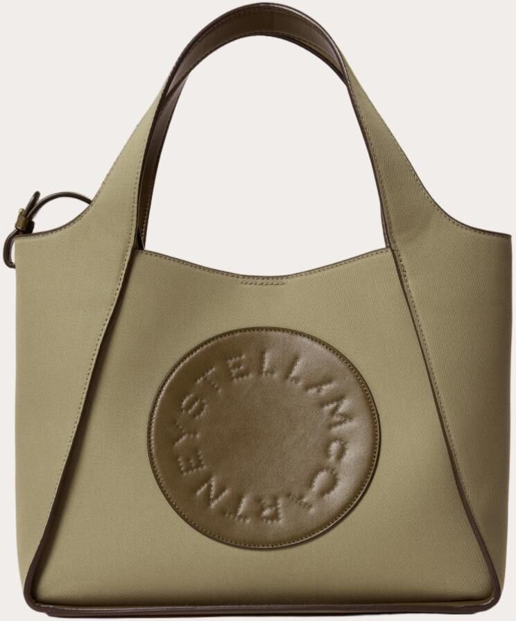 Stella Mccartney Bolso tote bandolera Logo. Camel