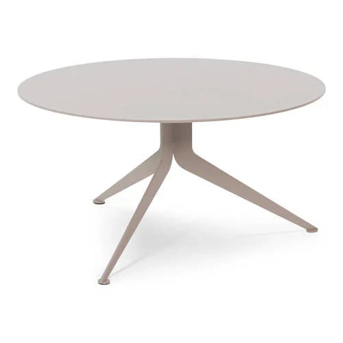 Spinder Design Daley ronde salontafel grijs met metalen onderstel Ø 76 cm